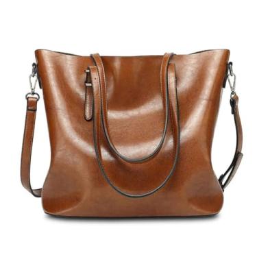 Imagem de Pahajim Bolsa Senhorita Moda Carregar Alta capacidade carteira (2brown)