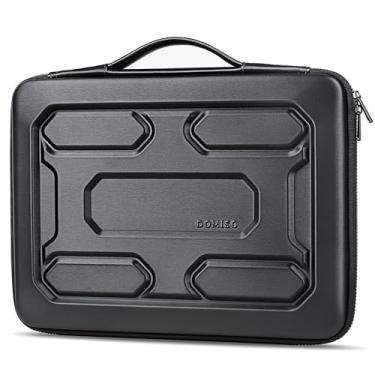 Imagem de Capa protetora para laptop de 13,3” DOMISO, com alça, à prova de impactos, à prova d'água, de EVA, para notebooks de 13-13,3”, MacBook Air/MacBook Pro Retina/Dell XPS/Samsung/HP 13” (preta)