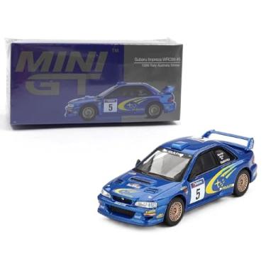 Imagem de Diecast Model Car Compatible with Mini GT 1:64 Subaru Impreza WRC99 - #5, Richard Burns/Robert Reid - Winner, 1999 Rally Australia Limited Edition MGT00986