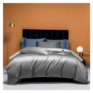 Imagem de Roupa de cama 100% algodão, solteiro, Queen, King, conjunto de lençol de cima e capa de edredom (J Queen)