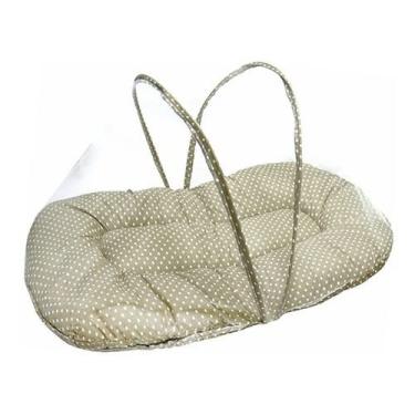 Imagem de Anjo da Mamãe Mosquiteiro de Berço Tenda Cercadinho Portátil Mosqueteiro para Bebê Azul ou Rosa 37.5x45cm (fechado) / 75x45x40cm (aberto)