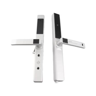 Imagem de Tomvorks WiFi Smart Lock Fechadura de Porta de Entrada Sem Chave TY App/impressão Digital/senha/cartão/chave Mecânica 5 Métodos Desbloqueio, Alarme Inteligente, para Escritório Porta Quarto (Prata)