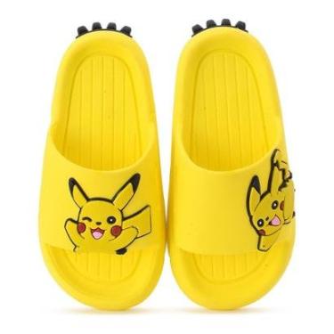 Imagem de Chinelo Infantil Pokemon Sandália Slide Nuvem Pikachu Menino-Masculino
