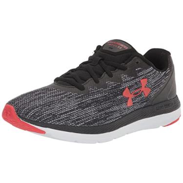 Imagem de Under Armour Tênis de corrida masculino Charged Impulse 2 Knit Road, (002) Preto/Preto/Vermelho Rádio, 38