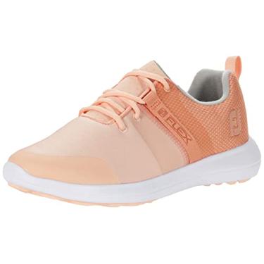 Imagem de FootJoy Sapato de golfe feminino Flex, Pêssego, 7.5