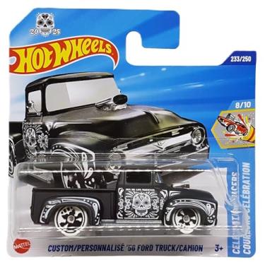 Imagem de Carrinho Hot Wheels Custom/Personnalisé '56 Ford Truck/Camion Celebration Racers 2025 - JBB43