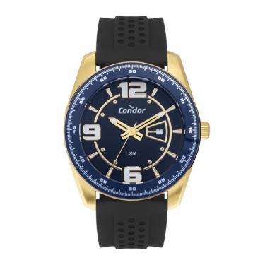 Imagem de Relógio Condor Masculino Ref: Co2115Nbj/5A Esportivo Dourado
