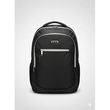 Imagem de Mochila Grande Escolar Nylon Impermeável Reforçada iPad Notebook Execu