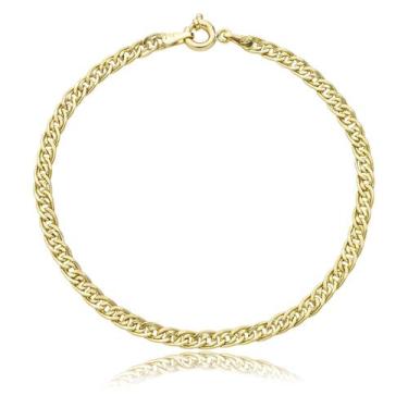 Imagem de Pulseira Feminina Mimosa Reforçada Ouro 18k 750 3,3mm - Thile Jóias