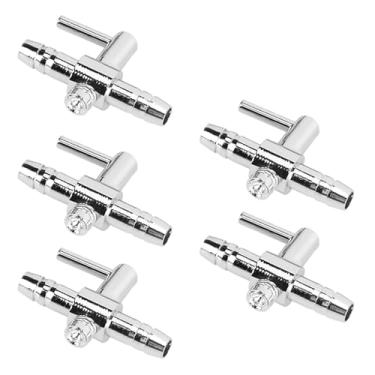 Imagem de aqxreight 5pcs Distribuidor de Tubo de Aço Inoxidável Controle de Bomba de Oxigênio Válvula única para Aquário de Peixes e para Bomba como Airfl Fish Tube Distributoraquarium Tubo Distributor Pump