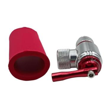 Imagem de Vaveren Inflador de pneus de bicicleta de CO2 Adaptador de cabeça inflável de bicicleta Acessório portátil Bocal de gás Bocal de cilindro de CO2 para andar de