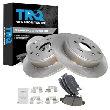 Imagem de Kit de conjunto de pastilhas de freio e disco de cerâmica traseira para Honda Ridgeline 06-13