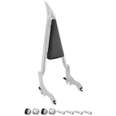 Imagem de NOVALLA Almofada de encosto destacável Sissy Bar adequada para Harley Sport Glide Low Rider FLSB FXLR FXLRS 2018-2025 (C)