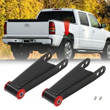 Imagem de Kit de manilha de mola de folha traseira 5-7,6 cm, 2 peças de substituição para caminhões GM 2500HD 3500HD 2WD 4WD 4WD 410730