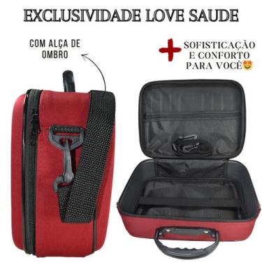 Imagem de Kit Enfermagem Aparelho De Pressao Estetoscopio Duplo Bic - Love Saude