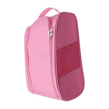 Imagem de Zxpjkyu Bolsa Leve para Sapatos de Golfe, Feita de Tecido Oxford, Organizadora para Equipamentos de Golfe, Ideal para Camping, Rugby, Academia E Muito Mais, Rosa