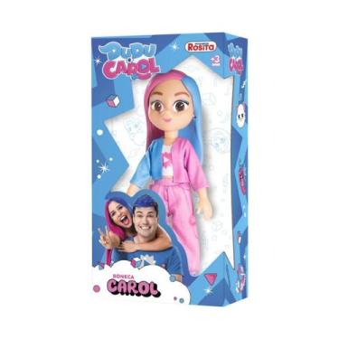 Imagem de Bonecos Dudu e Carol 26cm Youtubers Original Rosita, Carol