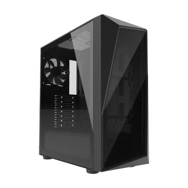 Imagem de Gabinete Cooler Master CMP 520L, Mid Tower, ATX, Sem fonte, Com 1 Fan, Vidro Temperado, Preto