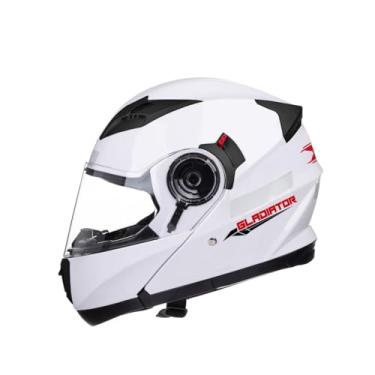 Imagem de Kit Capacete Texx Gladiator Branca 56 Com Luvas New Strike V2 Pret 5Xl Kit De Proteção Profissional