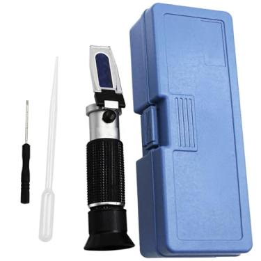 Imagem de Refratômetro Brix 0-32%, testador de açúcar portátil com ATC, medidor óptico portátil para suco, mel e xarope, alta precisão com conta-gotas e estojo