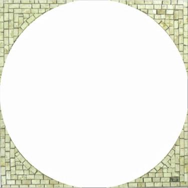 Imagem de Travertino Moldura Acabamento Quadrado Tamanho 90cm