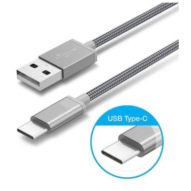 Imagem de Cabo Usb C 3.0 Type C Metal 1 Mt Para Samsung Galaxy S8 S9