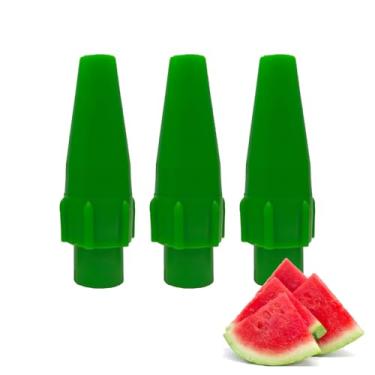 Imagem de Mealmuse Bocal Watermalon Sabor Dispensador de Plástico Silencioso Premium Bicos Silenciosos e Tampos de Torção Neutro para Tanques Carregadores de Creme de Qualquer Marca (3 Pacotes)