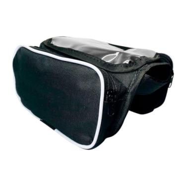 Imagem de Bolsa/Alforge Com dois Bolsos Para Quadro de Bicicleta
