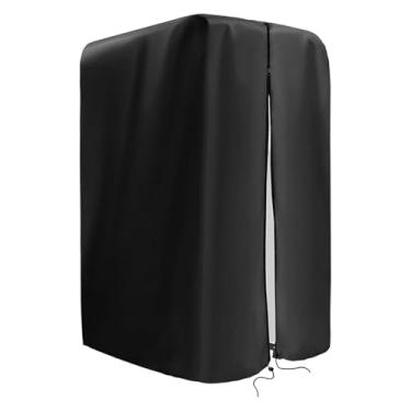 Imagem de menolana Capa protetora para suporte de agachamento com cordão na parte inferior, à prova de poeira, 102×107×224cm, acessórios para equipamentos de musculação,