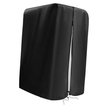 Imagem de Baoblaze Capa protetora para suporte de agachamento com cordão na parte inferior e proteção contra poeira para barra fixa.