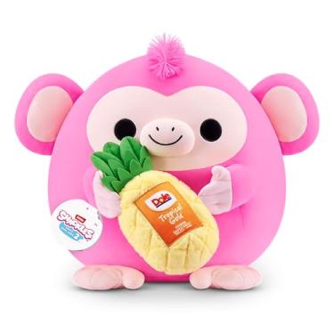 Imagem de Snackles Series 2 16-inch by ZURU Cuddly Squishy Comfort 16-inch Plush with Licensed Snack Brand Accessory (Monkey&Dole Pinapple)