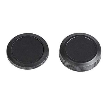 Imagem de Tampa do corpo da câmera de montagem RF e capa de lente traseira compatível com Canon EOS R R1 R3 R5 R5II R6 R7 R8 R10 R50 R100 com lente de montagem RF 2 conjuntos