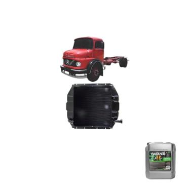 Imagem de Kit Radiador MB 1113/1313/1513/2013/2213 + Aditivo Radiador Paraflu Verde 20L