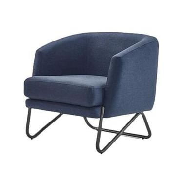 Imagem de Poltrona Herval Ares Azul Petróleo