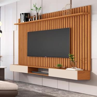 Imagem de Conjunto Painel Ripado e Nicho 1.8 Colonne Nature Off White