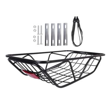 Imagem de Colaxi Cesto traseiro para bicicleta, suporte para cães, organizador de objetos diversos para compras ao ar livre, W Shaped