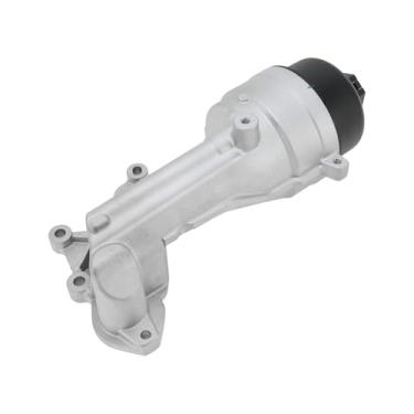 Imagem de INFINAUTO Caixa do filtro de óleo do motor para Mini Cooper 2007-2009 L4 1.6L No.11428643762 Refrigerador de óleo de transmissão com junta de liga de alumínio 1 conjunto