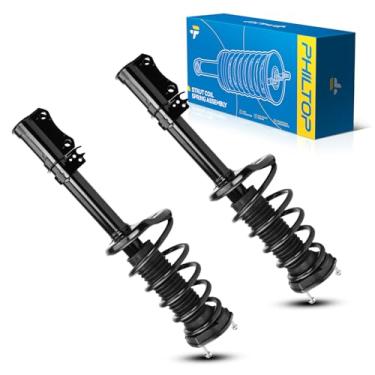 Imagem de PHILTOP Amortecedores traseiros adequados para Highlander 2001 2002 2003, 171497 171496 amortecedores 2 peças de suportes com conjuntos de mola helicoidal