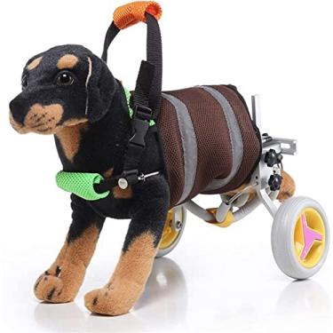 Imagem de Carrinhos de cachorro para cadeira de rodas, cadeiras de rodas para cães, cintos de segurança móveis para cães, suporte traseiro ajustável para animais de estimação, leggings de reabilitação de perna