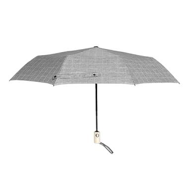 Imagem de LMJYU Guarda-chuva automático chuva feminino grande guarda-chuva dobrável à prova de vento masculino guarda-chuva