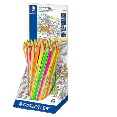 Imagem de Lápis Marcador Neon Dry Highlighter Jumbo Staedtler, Verde