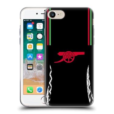 Imagem de Head Case Designs Capa de gel macio oficialmente licenciada Arsenal FC Away 2024/25 compatível com Apple iPhone 7/8/SE 2020 e 2022