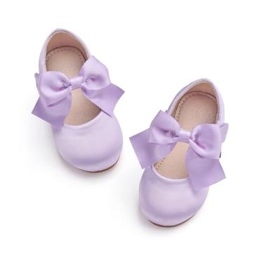 Imagem de Kolan Sapatilhas Mary Jane para meninas pequenas, Kf07-roxo, 22