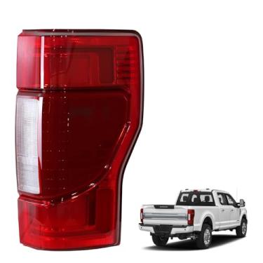 Imagem de AUTOARIUM Luz traseira de LED adequada para Ford F250 F350 Super Duty 2020 2021 2022 Luzes traseiras lado direito substituição LC3Z13404E com ponto cego (módulo não incluído)