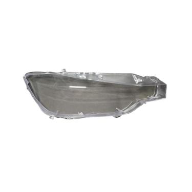 Imagem de Tampa do farol do carro escudo de vidro transparente substituir lente abajur compatível com bmw série 3 f30 f31 f35 2013 2014 2015(Right side)