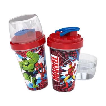 Imagem de Copo Mini Shakeira Princesas Super Heróis 320ml - Plasútil, Copo Shake