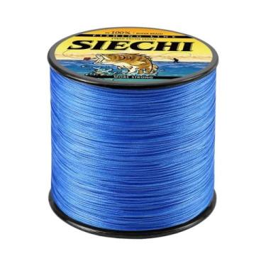 Imagem de Linha De Pesca Trançada Multifilamento PE SIECHI X4 Forte 300M 500M 10