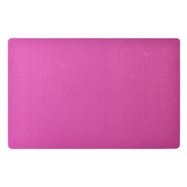 Imagem de GAIGEO Tapete interno com gradiente vermelho rosa absorvente de água, tapetes à prova d'água, tapetes de entrada para casa, tapetes de porta frontal 81 x 50 cm