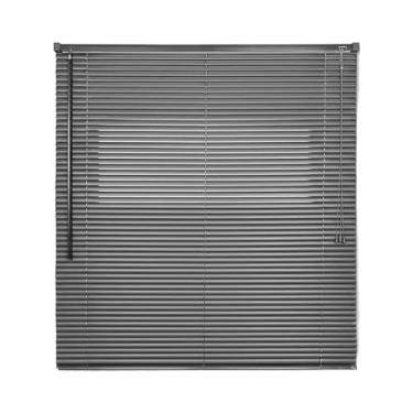 Imagem de Persiana Horizontal pvc 1,20 x 1,30 sala quarto escritório janela para quarto(Chumbo)