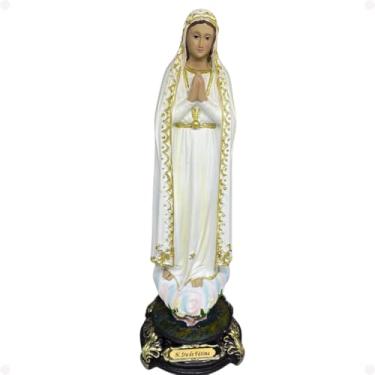 Imagem de IMAGEM NOSSA SENHORA DE FATIMA 30CM RESINA IMPORTADA C/COROA
